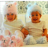 FUZZY WUZZY SLIPPERS AND HAT KIT (1127)