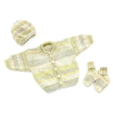 BABY CARDIGAN, HAT AND SOCKS