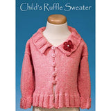 CHILD'S RUFFLE SWEATER