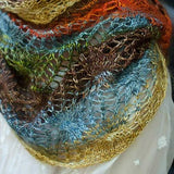 PAINTBRUSH LACE COWL