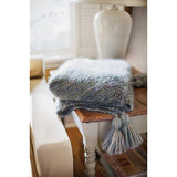 PICOT-EDGE MOHAIR THROW/AFGHAN