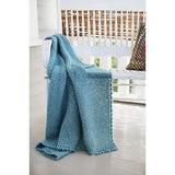 PICOT-EDGE MOHAIR THROW/AFGHAN