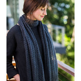 RIBBED LACE SCARF