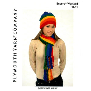RAINBOW SCARF AND HAT
