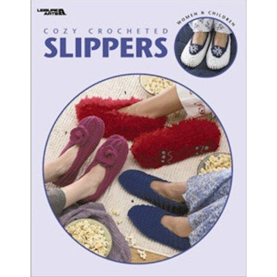 COZY CROCHETED SLIPPERS - The Knit Studio