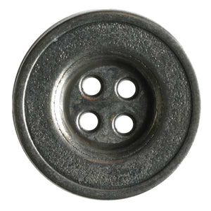 BUTTON FULL METAL SILVER ROUND