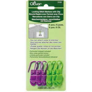 STITCH MARKERS - LOCKING W/CLIP