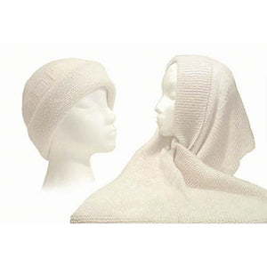 CASHMERE HAT AND SCARF TO KNIT