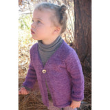 GIRL'S ONE BUTTON CARDIGAN